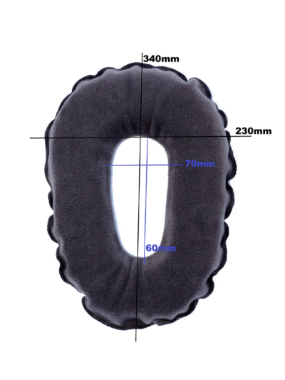 Face Cushion measurements for Massage Table Face Hole-100-269-367-226-24